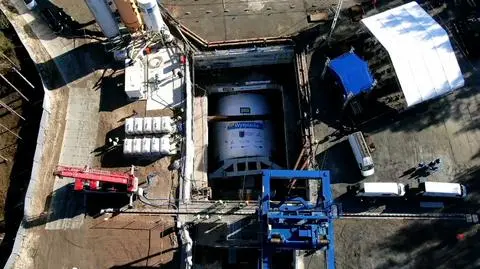 Wielki kret rozpoczął borowanie w Świnoujściu