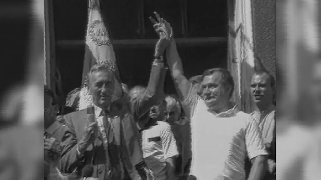 Tadeusz Mazowiecki na nagraniach archiwalnych