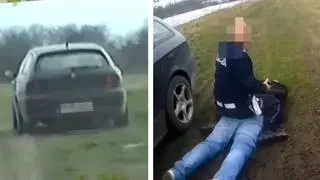 Pościg za samochodem we Wrocławiu