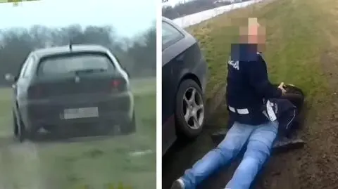 Pościg za samochodem we Wrocławiu