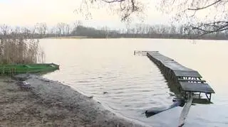 Jezioro Lusowskie - pomost w Lusówku