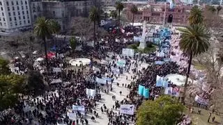 Buenos Aires. Protest przeciwko wysokiej inflacji