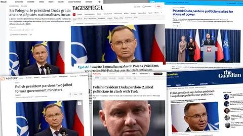 Światowe media o ułaskawieniu Mariusza Kamińskiego i Macieja Wąsika