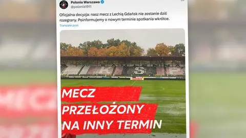 W Warszawie przegrali z deszczem