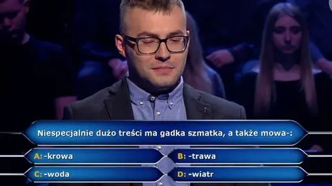 Milionerzy: Pytanie za 500 zł podzieliło publiczność