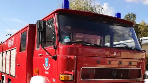 Na miejscu jest straż pożarna i medycy