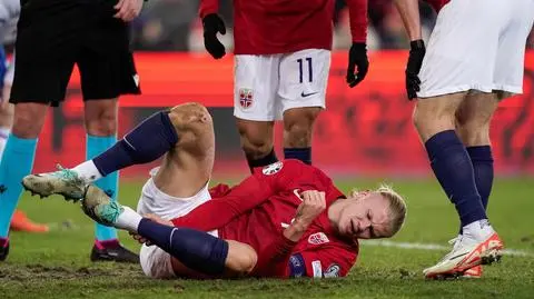Pech Haalanda. Kontuzja w sparingu