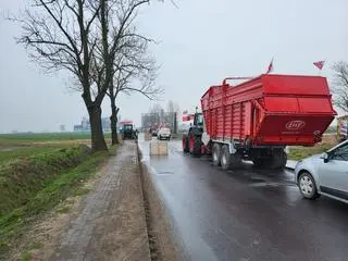 Protest rolników w Osieku