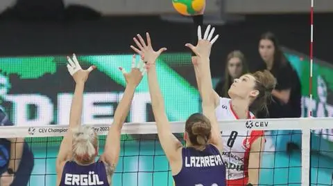 Pierwsze zwycięstwo łódzkich siatkarek w Lidze Mistrzyń