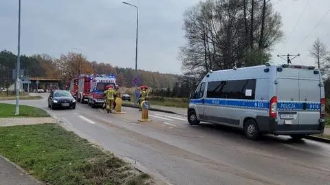 Potrącenie 16-latki na przejściu dla pieszych w Lęborku