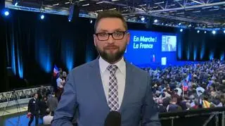 Michał Tracz w sztabie Emmanuela Macrona 