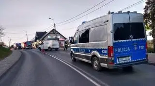 Samochód potracił rowerzystę, 85-latek nie żyje