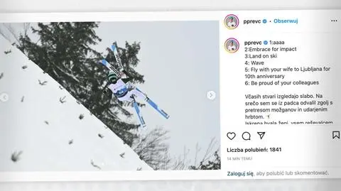 Prevc podziękował za wsparcie. "Czasami sprawy wyglądają źle"