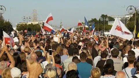 Aleksandra Dulkiewicz na wiecu Rafała Trzaskowskiego w Gdyni