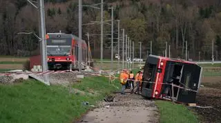 Według policji przyczyną wypadków mogły być warunki pogodowe