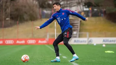 Lewandowski wrócił do zajęć. Trenował indywidualnie