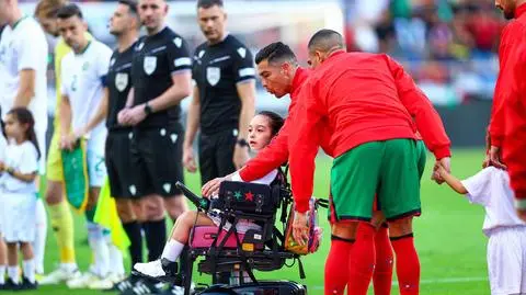Wzruszający gest Ronaldo. Potem dał popis geniuszu