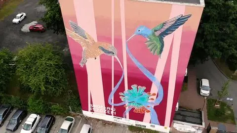 Mural ma zachęcać wrocławian do szczepień
