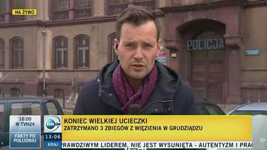 Mieszkańcy bloku o zatrzymaniu uciekinierów