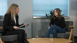 Alina Makarczuk (z lewej) i jej rozmówczyni 