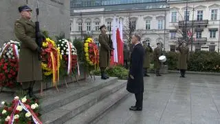 Prezydent złożył wieniec pod pomnikiem Wincentego Witosa