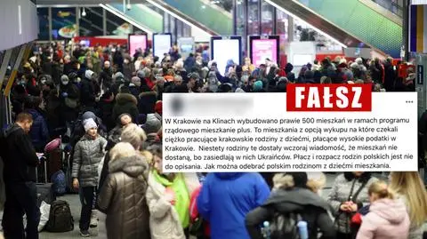 Krakowskie rodziny "mieszkań nie dostaną", bo zasiedlą w nich Ukraińców? To fałszywy przekaz