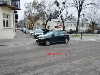Zdobywca pierwszego miejsca zablokował wyjazd z drogi
