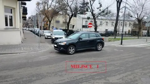 Zdobywca pierwszego miejsca zablokował wyjazd z drogi