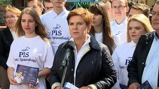 Szydło: referendum to kompromitacja, Polacy pokazali PO czerwoną kartkę