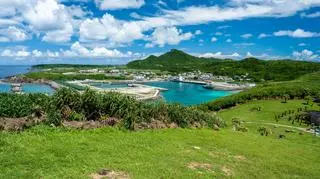 Port na wyspie Yonaguni