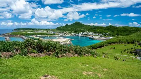 Port na wyspie Yonaguni