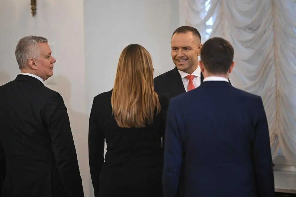 Prezydent Karol Nawrocki i minister Tomasz Siemoniak