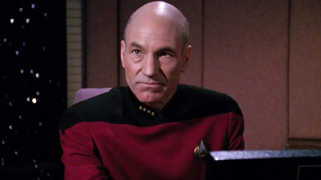 Patrick Stewart w serialu "Star Trek"