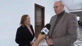 Małgorzata Gosiewska (PiS) i Piotr Zgorzelski (PSL) na zdjęciu
