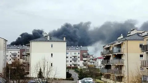 Kłęby czarnego dymu nad Gdańskiem. Służby w akcji