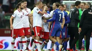 Half-time scuffle