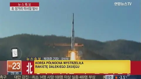 Korea Północna wystrzeliła rakietę dalekiego zasięgu. "To jawne naruszenie rezolucji ONZ"