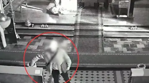 Dwukrotnie okradł kościół. Nagrała go kamera