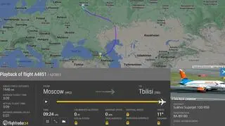 To pierwszy od 2019 roku bezpośredni samolot z Rosji do Gruzji