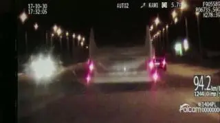 Kierowca jechał o 45 km/h za szybko 