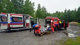 Turystka została przekazana służbom ratownictwa medycznego