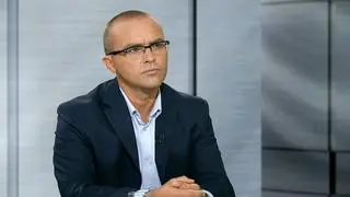 Jakub Banaś w "Jeden na jeden" w TVN24