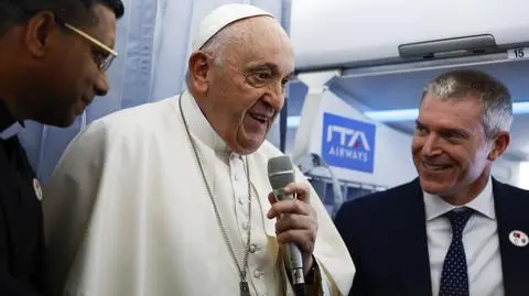"Chciałbym pojechać". Franciszek zapytany o podróż do Polski