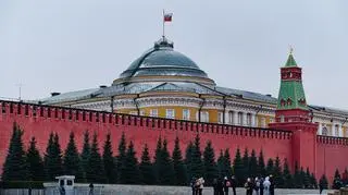 Widok na Kreml w stolicy Rosji  