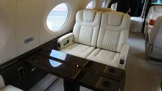 Wnętrze Gulfstreama G500