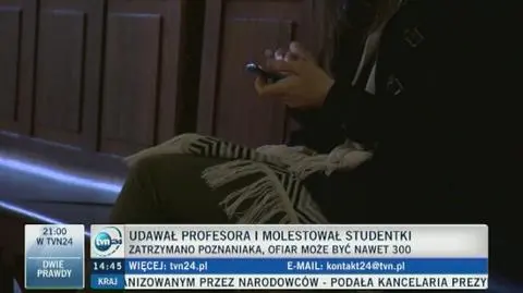 Fałszywy profesor mógł molestować nawet 300 studentek