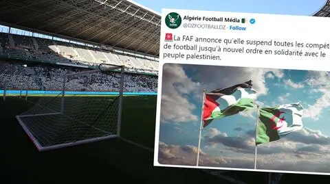 Algieria solidarna z Palestyńczykami. Odwołano wszystkie mecze