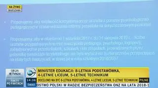 Anna Zalewska: wsparcie pedagogiczno-psychologiczne pozostanie na dotychczasowym poziomie