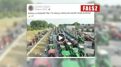 "Włoscy rolnicy również wyszli protestować"? Co pokazuje to nagranie