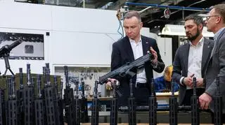 Andrzej Duda w Fabryce Broni "Łucznik"